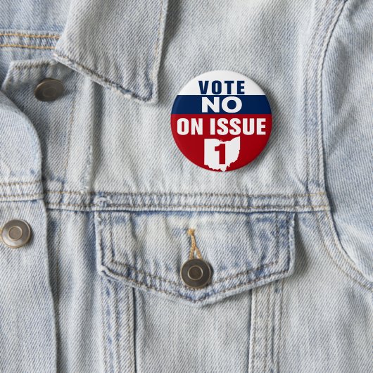Ohio Abstimmung Nr. zum Thema 1 Button (Beispiel)