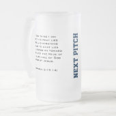 Ohio adelt Bier-Tasse Mattglas Bierglas (Vorderseite Links)