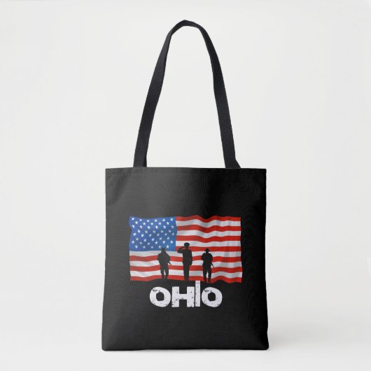 Ohio American Flag Tasche (Vorderseite)
