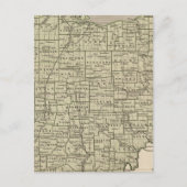 Ohio Atlas Map Postkarte (Vorderseite)