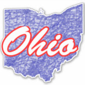 Ohio Aufkleber (Vorderseite)