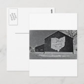 Ohio Barn im Winter Postkarte (Vorne/Hinten)