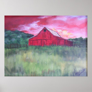 Ohio Barn Poster