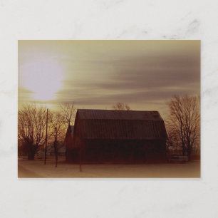 Ohio Barn Postkarte
