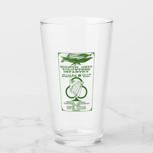 Ohio Bier Glas (Vorderseite)