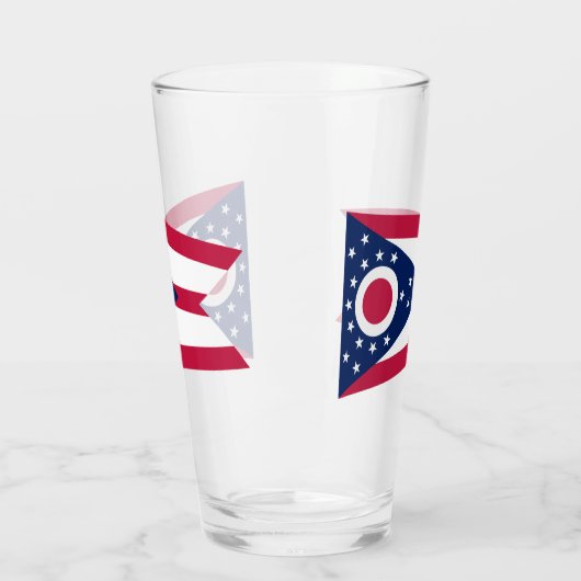 OHIO BIER GLASS GLAS (Links)