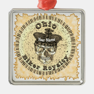 Ohio Biker Ornament Aus Metall