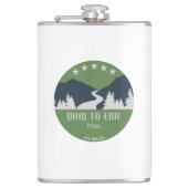 Ohio bis Erie Trail Flachmann (Vorderseite)