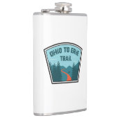 Ohio bis Erie Trail Flachmann (Rechts)