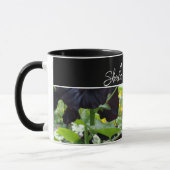 Ohio Black Hollyhocks Foto Tasse (Links)