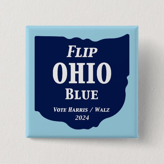 Ohio Blue im Jahr 2024 gedreht Button (Vorderseite)
