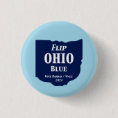 Ohio Blue im Jahr 2024 gedreht Button (Vorderseite)