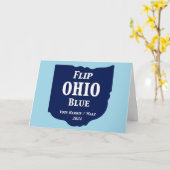 Ohio Blue im Jahr 2024 gedreht Karte (Gelbe Blume)