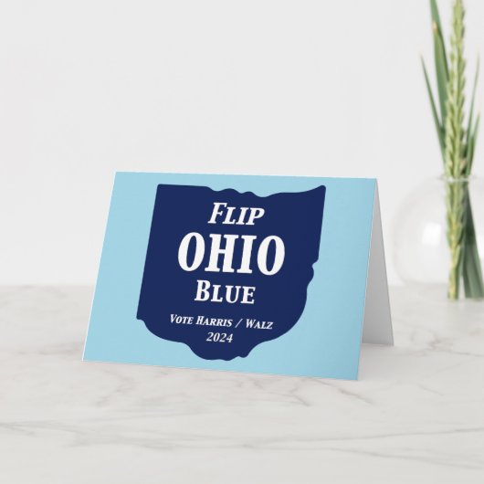 Ohio Blue im Jahr 2024 gedreht Karte (Vorderseite)