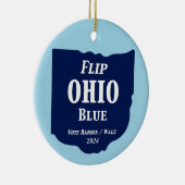 Ohio Blue im Jahr 2024 gedreht Keramik Ornament (Rechts)