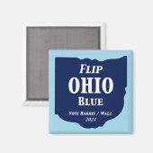 Ohio Blue im Jahr 2024 gedreht Magnet (Vorderseite/Rückseite)