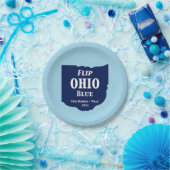 Ohio Blue im Jahr 2024 gedreht Pappteller (Party)