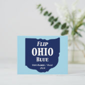 Ohio Blue im Jahr 2024 gedreht Postkarte (Stehend Vorderseite)