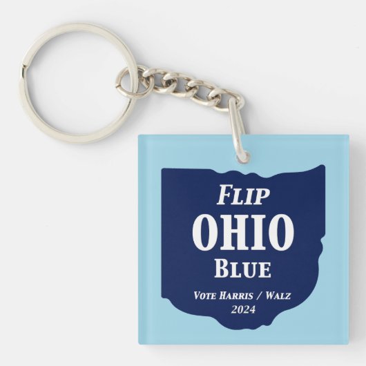 Ohio Blue im Jahr 2024 gedreht Schlüsselanhänger (Vorderseite)