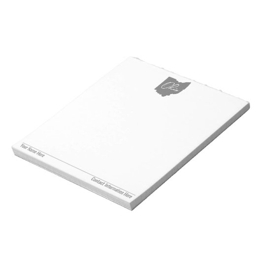 Ohio Buckeye Proud Notizblock (Rotiert)