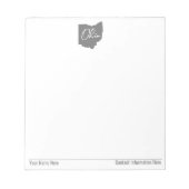 Ohio Buckeye Proud Notizblock (Vorderseite)