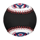 OHIO BUCKEYE STAAT FLAG BASEBALL (Vorderseite)
