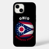 OHIO BUCKEYE STAAT FLAG Case-Mate iPhone HÜLLE (Rückseite)