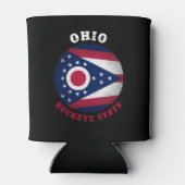 OHIO BUCKEYE STAAT FLAG DOSENKÜHLER (Rückseite)
