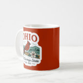 Ohio Buckeye Staatstasse Kaffeetasse (Vorderseite Links)