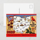 Ohio Buckeye State Occasion Postcard Postkarte (Vorne/Hinten)