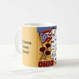 Ohio Buckeye State Postcard Mug Kaffeetasse