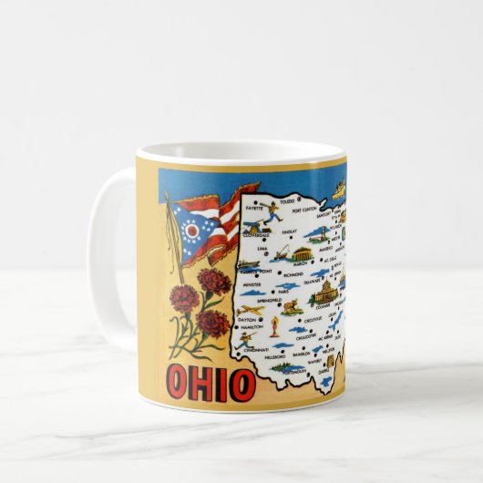 Ohio Buckeye Tasse (Vorderseite Links)