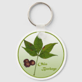 Ohio Buckeye Tree Schlüsselanhänger (Vorderseite)