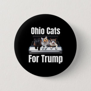 Ohio Cats für Trump - lustige politische Katze Button