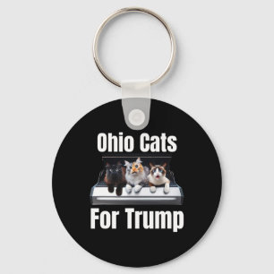 Ohio Cats für Trump - lustige politische Katze Schlüsselanhänger