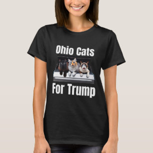 Ohio Cats für Trump - lustige politische Katze T-Shirt