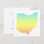 Ohio chill fade einladung (Vorne/Hinten)