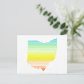 Ohio chill fade postkarte (Stehend Vorderseite)