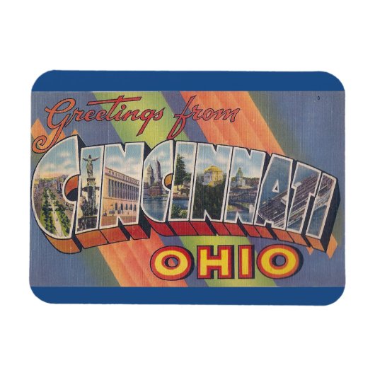 Ohio, Cincinnati Magnet (Horizontal)