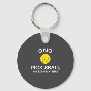Ohio Ckleball Partnername des Clubs hinzufügen Schlüsselanhänger