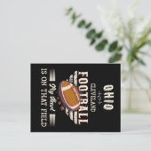Ohio Cleveland American Football Postkarte (Stehend Vorderseite)