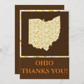 OHIO DANKESKARTE (Vorne/Hinten)