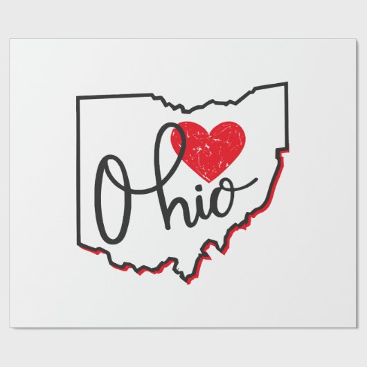 Ohio Day Geschenkpapier (Flach)