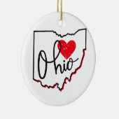 Ohio Day Keramik Ornament (Rechts)