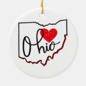 Ohio Day Keramik Ornament (Hinten)