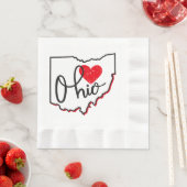 Ohio Day Serviette (Beispiel)