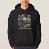 Ohio Der Buckeye-Staat Hoodie (Vorderseite)