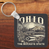 Ohio Der Buckeye-Staat Schlüsselanhänger (Vorderseite)