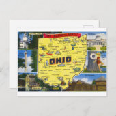 Ohio Der Buckeye Staat Vintag Postkarte (Vorne/Hinten)