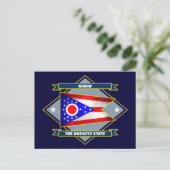 Ohio Diamond Postkarte (Stehend Vorderseite)